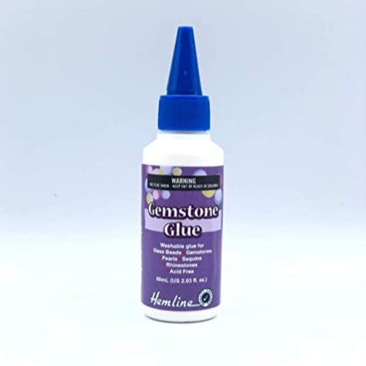 寶石珠片膠水 [無毒不易燃, 耐洗力高] Hemline Gemstone Glue 60ml - 健康份子 Health Mode